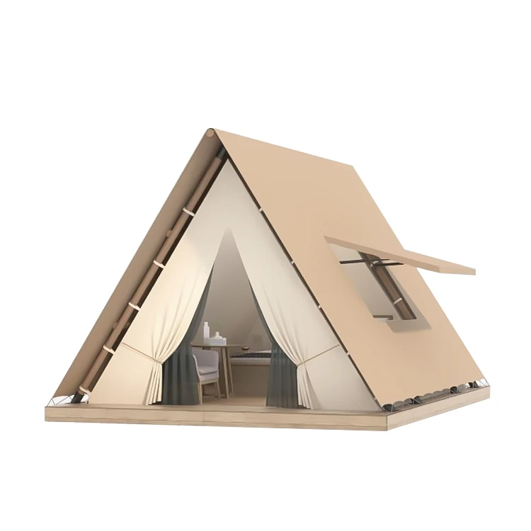 Tenda Glamping em formato de A